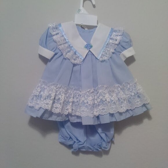 Childrens Ruffled dresses with breathable fabic - Picture 2 of 3